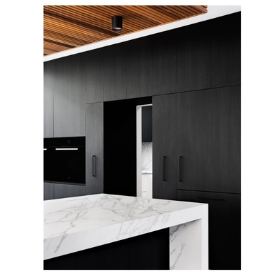 Primeira escolha 1600*3200 Calacatta Slabs de pedra sinterizada vidrada para balcão e island top