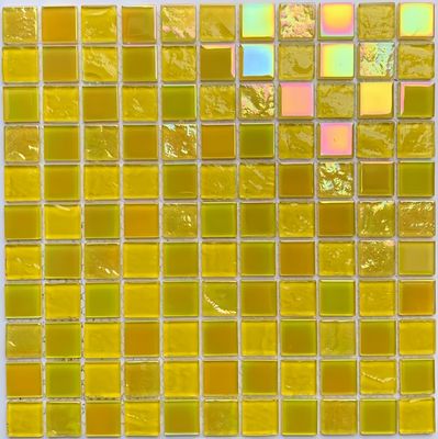 Sala de ocasião piscina luminosa mosaico de vidro temperado de cristal com técnica de vidro