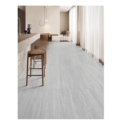 600 x 600 mm ACCENTES Chapa de porcelana Chapas de mármore branco cinza que se parecem com pedra natural