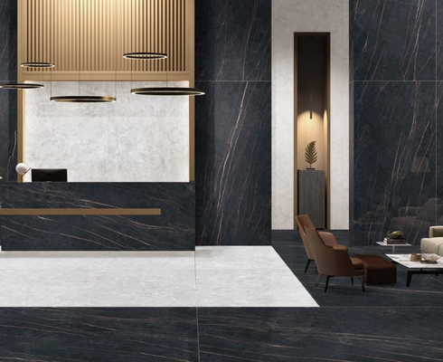Moderno / estilo clássico resistente ao desgaste grandes azulejos cerâmicos de granito travertino formato