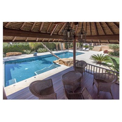 Piscina de vidro polido mosaico azulejo brilhante mistura de cores padrão floral cores egípcias