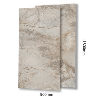 Parede e chão porcelana 90x90 Último design em cinza Família de cores para interiores