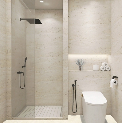 600*1200 Especificação do piso Travertine Look Porcelana para banheiro