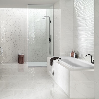 Técnica 600 x 600 mm azulejos vitrificados para azulejos e mármores cerâmicos pretos polidos