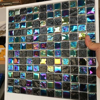 Técnica Mosaico de vidro Piscina azulejos Inkjet Cristal de gelo jade para a sua piscina