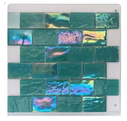 300*300mm mosaico cerâmico piscinas para Villa Sauna azul cristal estilo de design moderno