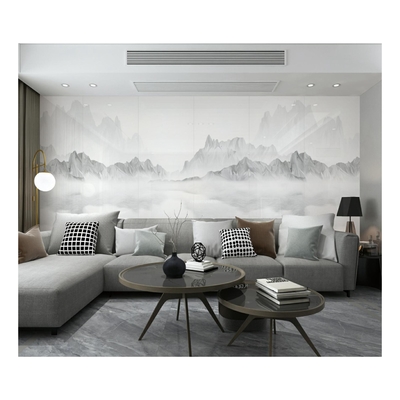 Parede interior ocasião porcelana brilhante polida vidrada laje de mármore 1200x2400mm