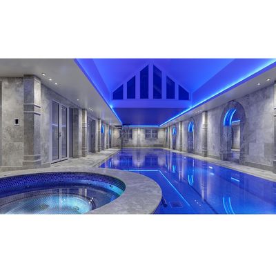 Resistente a ácidos Resistente a antibacterianos Resistente ao desgaste mosaico de vidro quadrado de prata iridescente