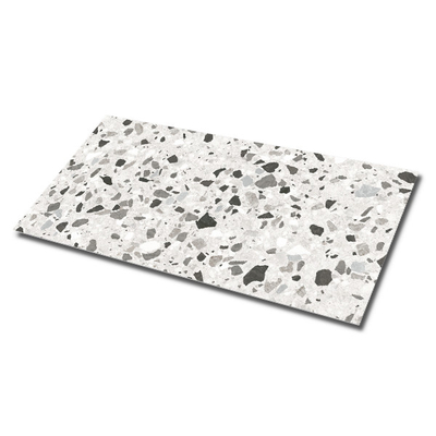 Chapa de piso de porcelana de terraço cinza artificial 600x1200 para espaços sofisticados