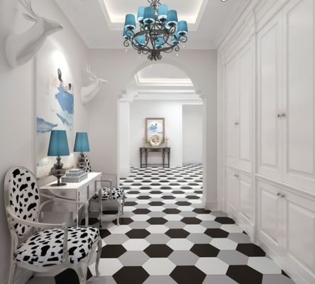 Absorção de água inferior a 0,5% azulejos de cerâmica vidrada de cozinha e parede com design rústico