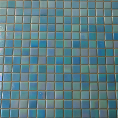 Antibacterial Quadrado Criativo Blended Blues Vidro Mosaico Piscina Chapas de Cerâmica