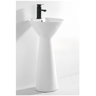 Lentamente Toilet Seat Cover Cerâmica Pedestal Laveira de mãos para as suas necessidades