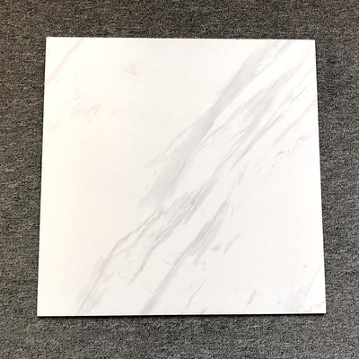 Chapa de banheiro de porcelana polida branca Cerâmica em Foshan para Chapas de parede em cinza