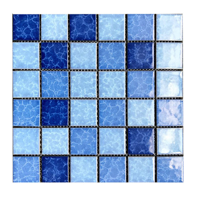 Material de construção Piscina Mosaico cerâmico com superfície polida e característica antiderrapante