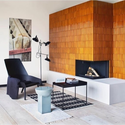 Bamboo Look Plafondas interiores Diy Decorativas de parede azulejos com técnica vitrificada