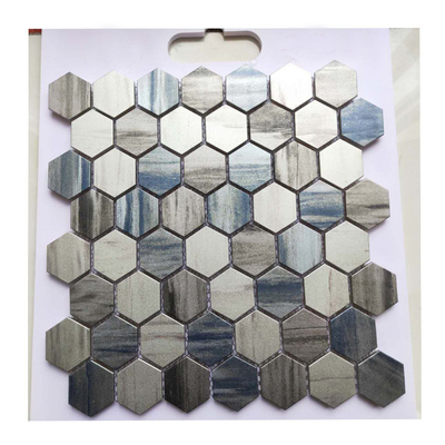 Telhas de parede de banheiro de mosaico metálico com função resistente a ácidos e resistente ao desgaste