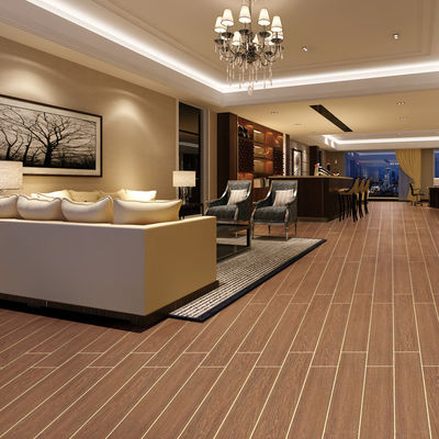 Cores cinzentas Família 150X900mm Impressão a jato de tinta Porcelana Piso de madeira Chapa de prancha Chapas de parede