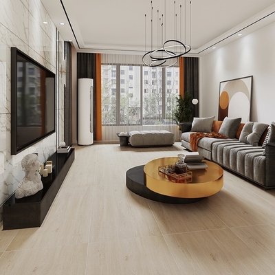 Moderno de madeira olhar porcelana piso 600x1200 com estilo clássico e acabamento fosco