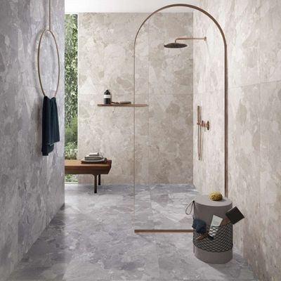 600x1200mm Terrazo porcelânico 20mm vidrado 6mm azulejos vitrificados para villa ou hotel