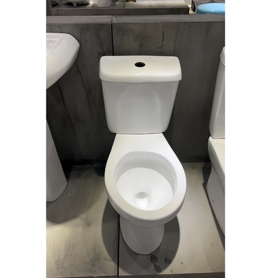 Toalha de cerâmica moderna WC 680x370x830mm S-Trap de duas peças Monte de piso Toalha de pé