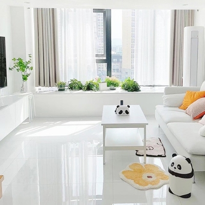 Material de construção azulejos de piso cerâmicos brancos antiderrapante 60x120 com acabamento alto brilho